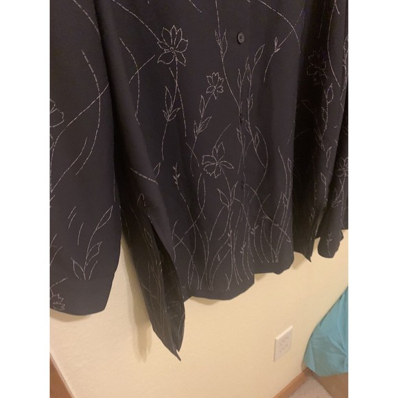 JOSEPHINE CHAUS Collection Size 16 Gray/Tan Layered Long Maxi Skirt & Blouse - Picture 5 of 7